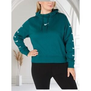 Nike Teal Hoodie with White Accents